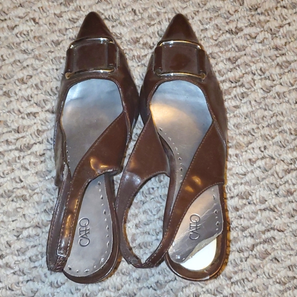 Brown heels
